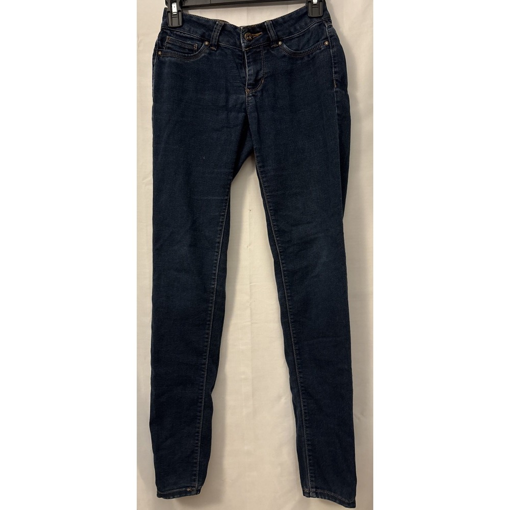 Blue Spice Women's Skinny Jeans‎ Medium Wash Size 0 Stretch High-Rise